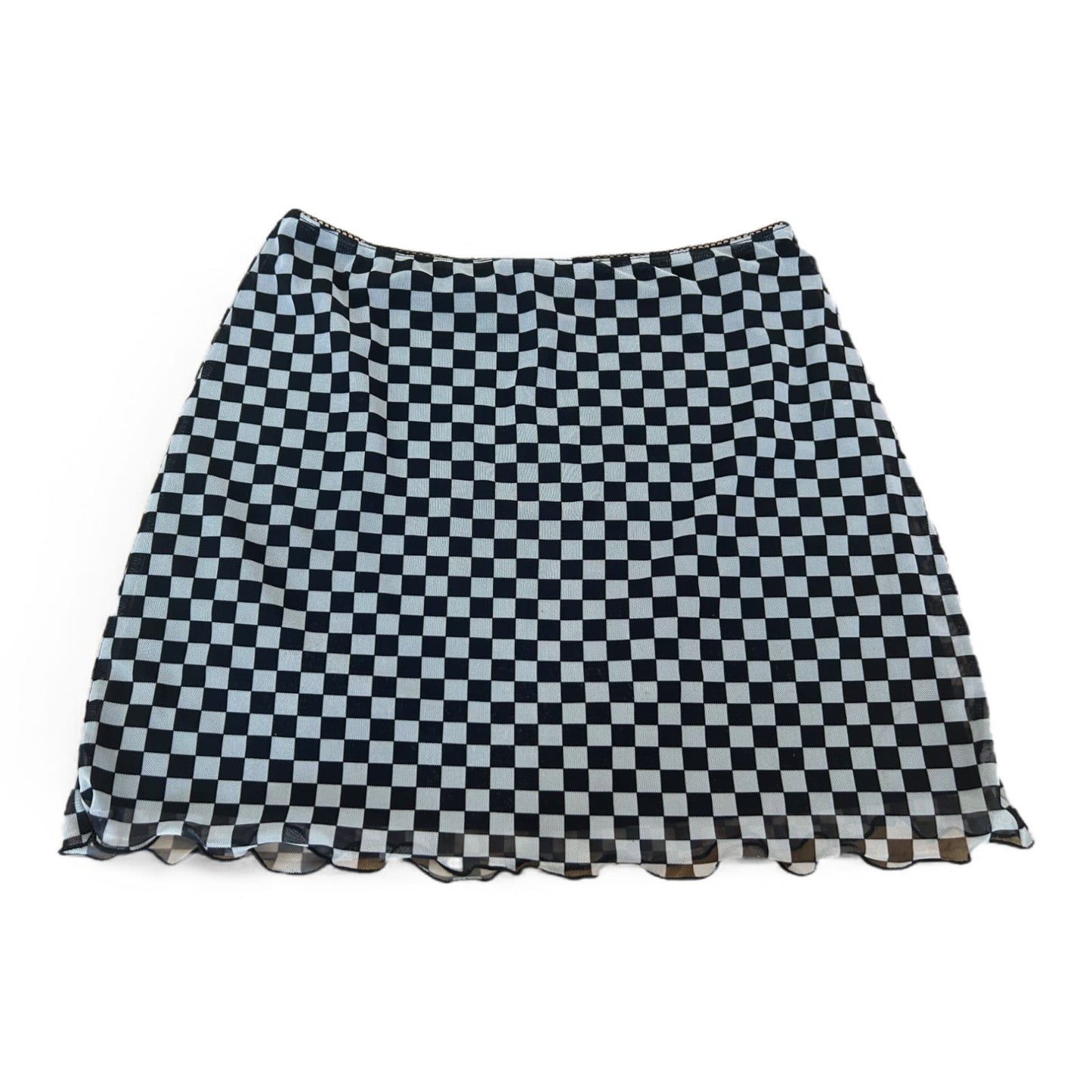 H&M Damen Minirock Karo Größe S
