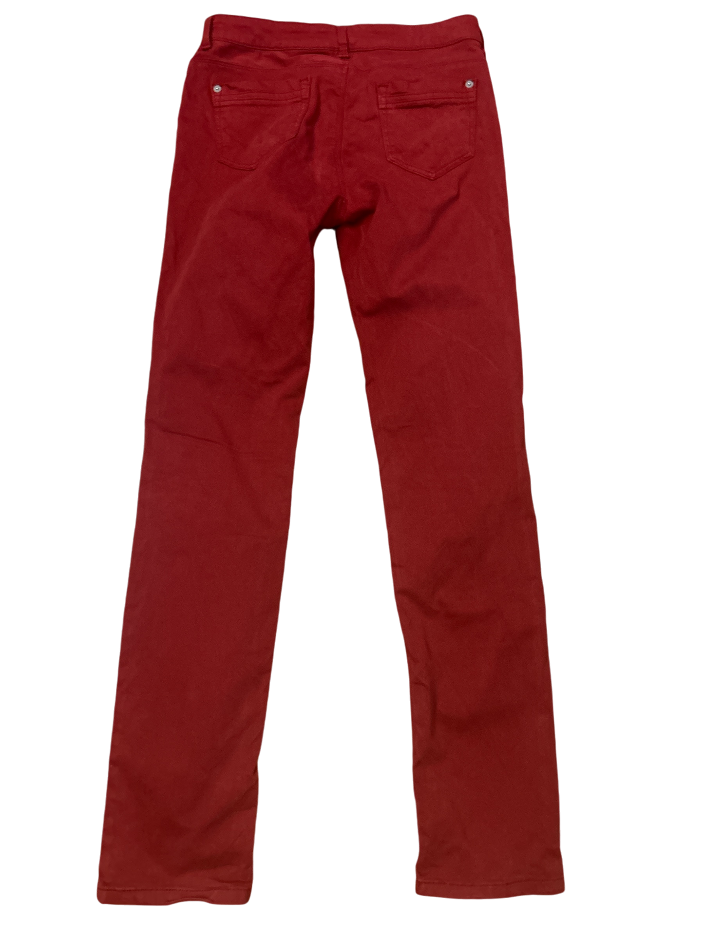 1 - 2- 3 Damenhose stretch rot Größe 36