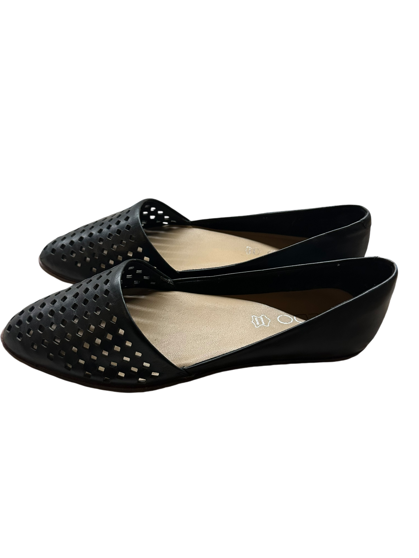 Aldo Damenhalbschuhe Echtleder schwarz Gr. 37,5