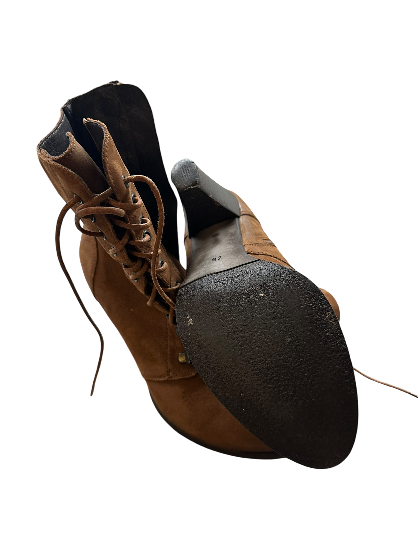 Pure Panda Damenhalbschuhe braun Leder Gr. 38