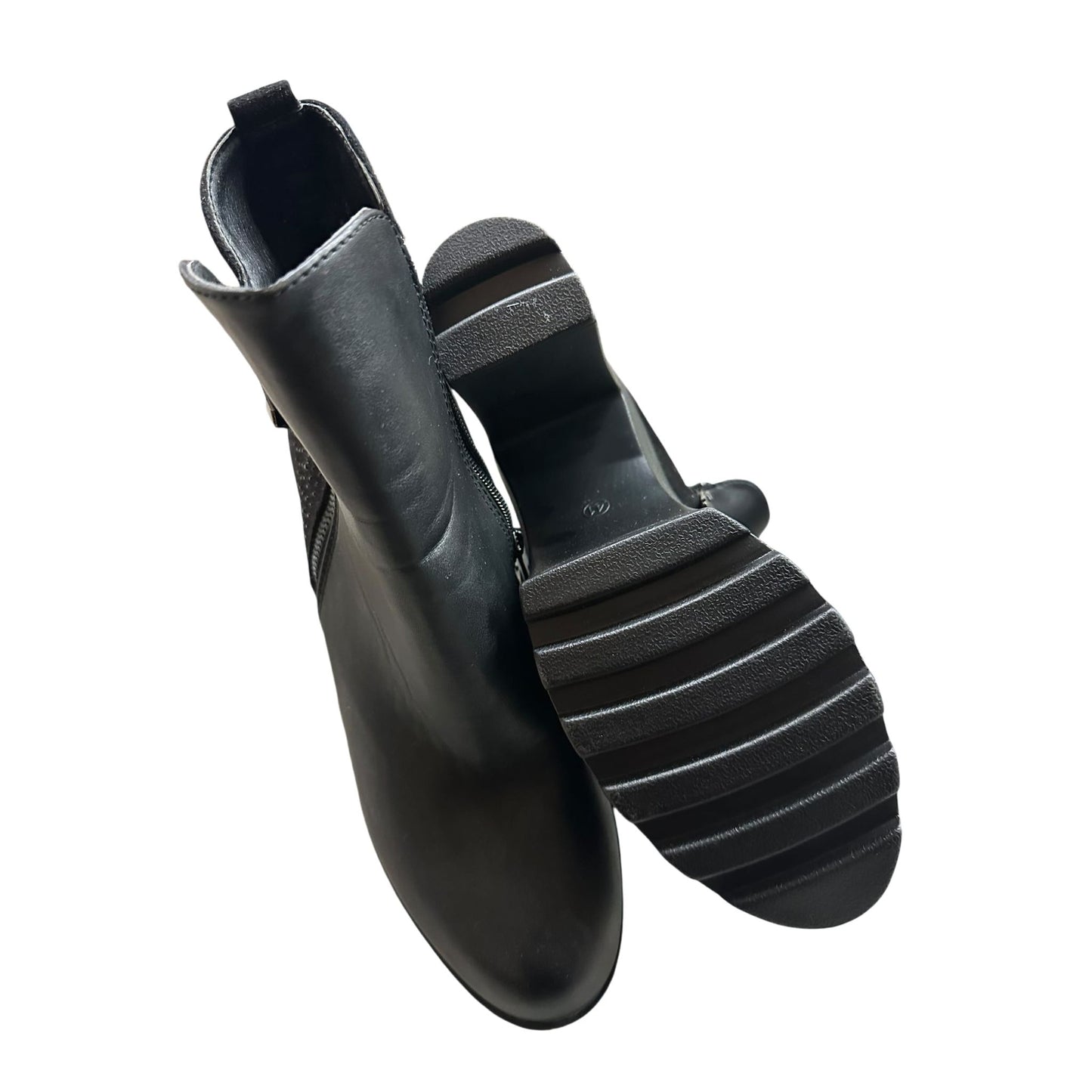 Supermode Damenhalbschuhe schwarz Kunstleder Gr. 41