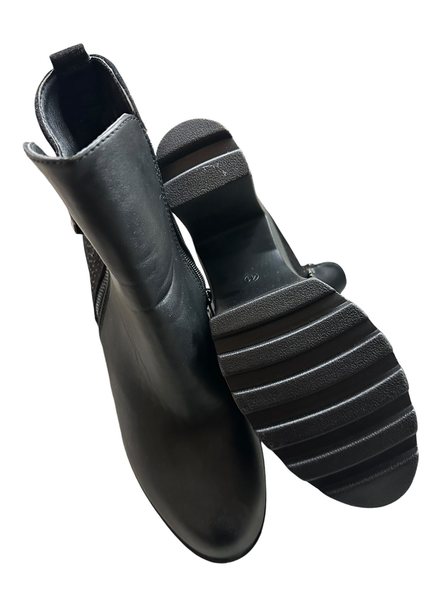 Supermode Damenhalbschuhe schwarz Kunstleder Gr. 41