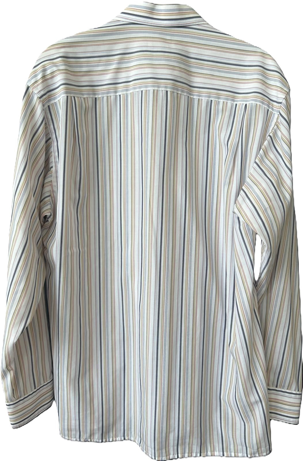 Hemd langarm Modern Fit - Olymp Luxor Gr. L Weiß gestreift