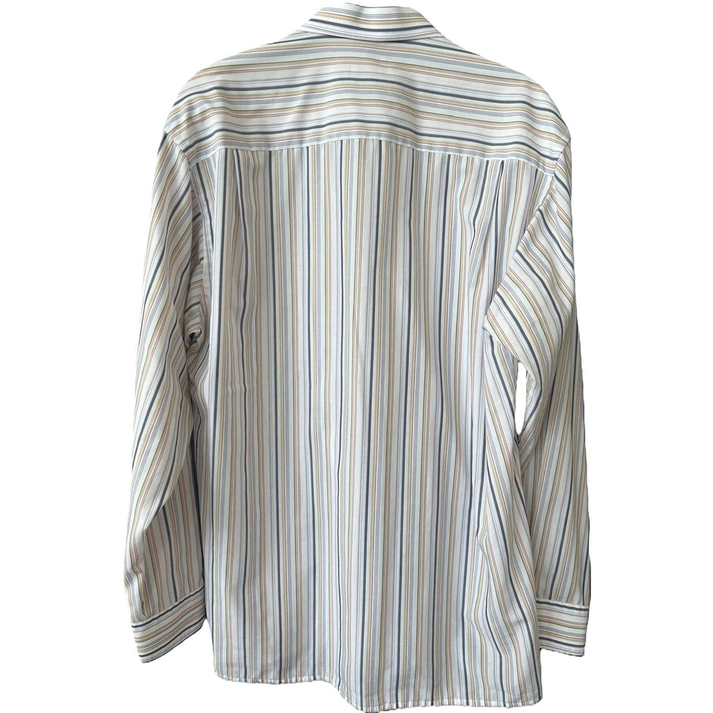Hemd langarm Modern Fit - Olymp Luxor Gr. L Weiß gestreift