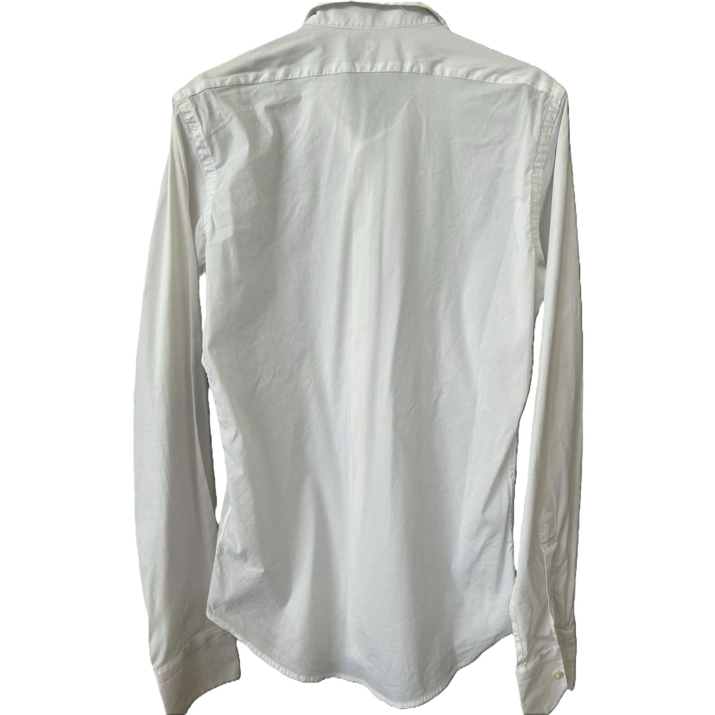 Hemd langarm - ZARA SuperSlimFit Weiß Gr. S