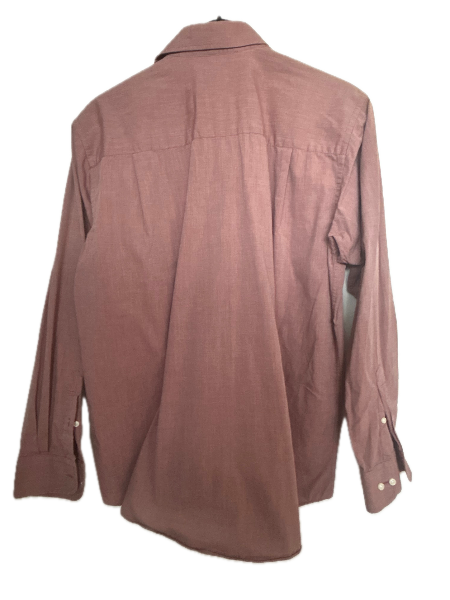 Hemd langarm Regular Fit - A.W.Dunmore Gr. 41 Rot/Braun