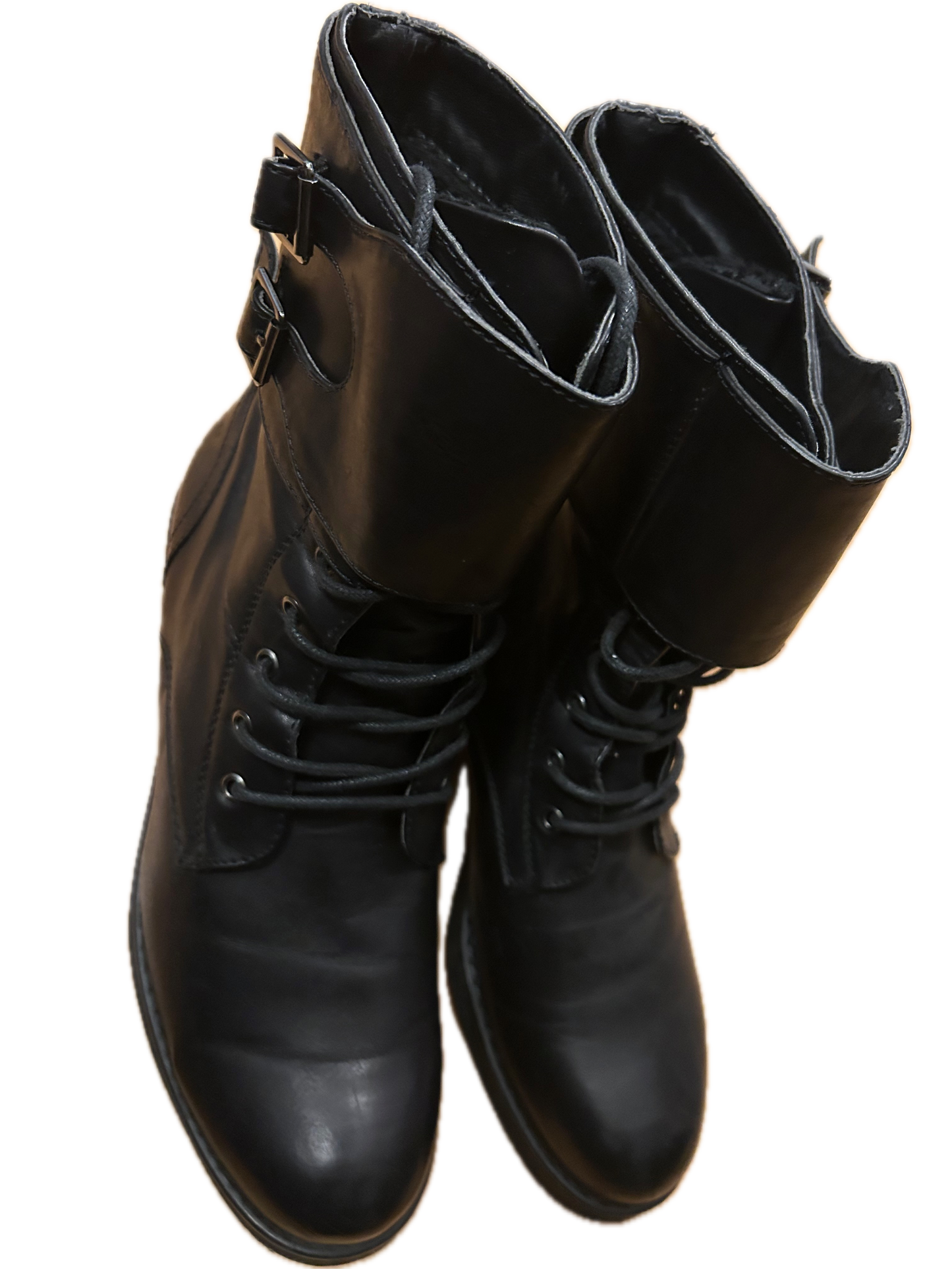 Pure Panda Lederstiefel Damen schwarz Gr. 41