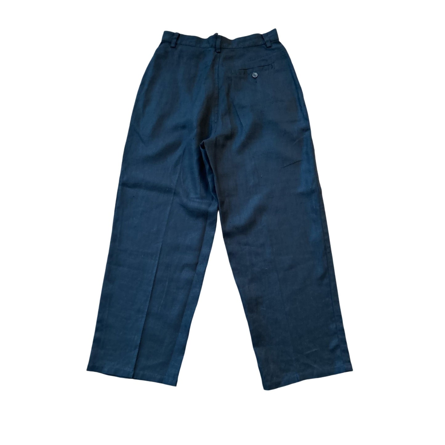 ESPRIT Leinenhose dreiviertel Schwarz Größe 36