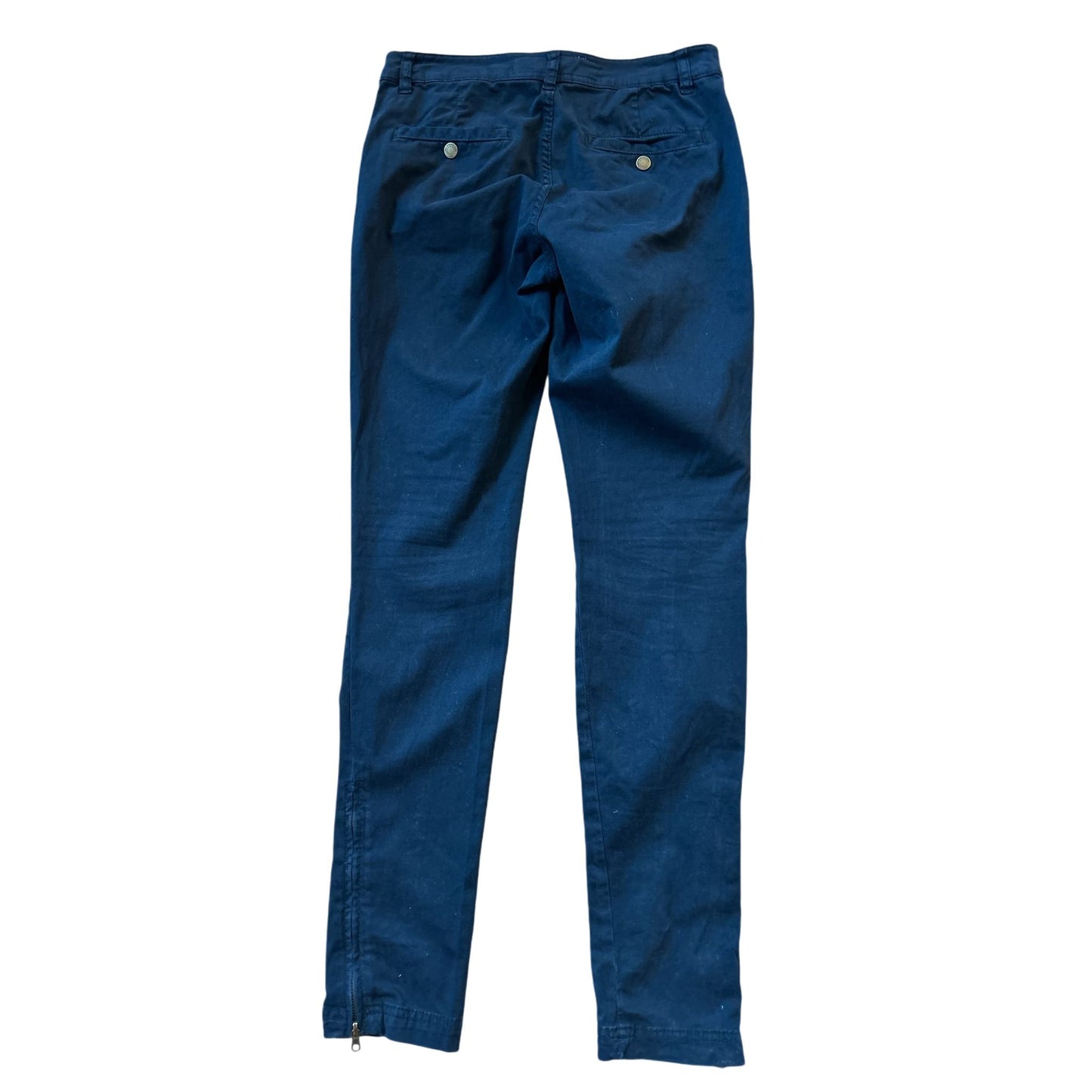 H&M, Damen Chinohose dunkelblau Größe 36