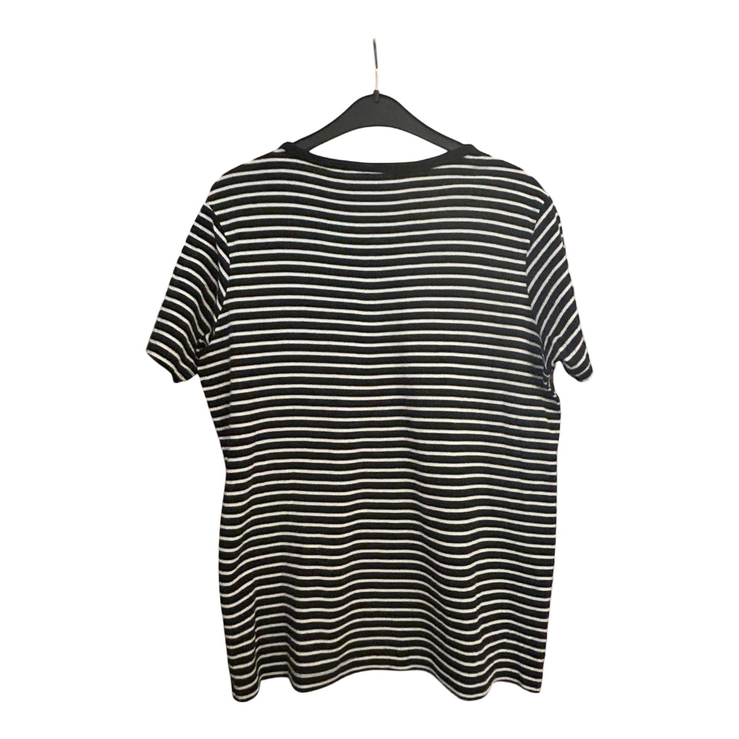 Yessica Damen T-Shirt gestreift dunkelblau Größe 40