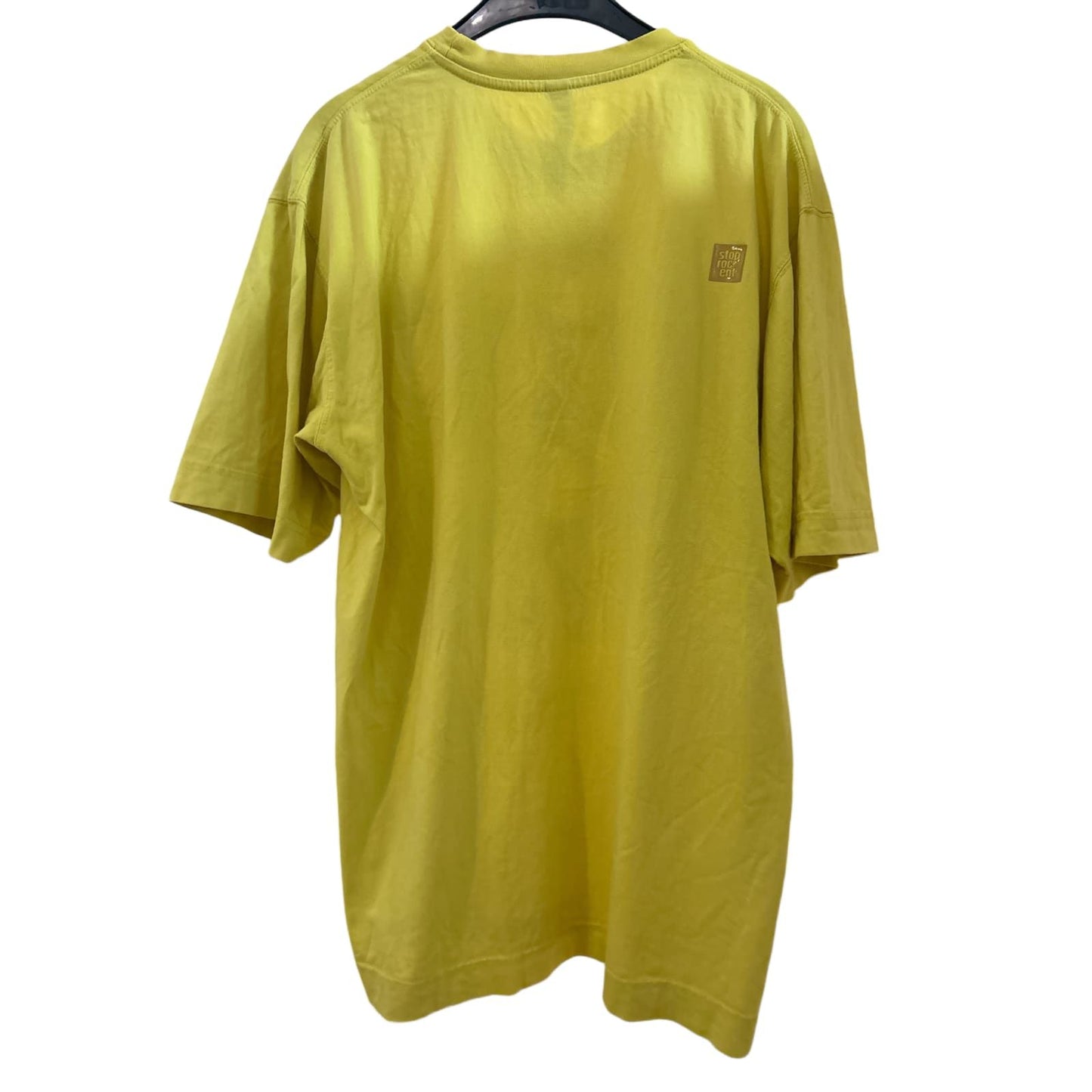 STOPROCENT - Kurzarm - T-Shirt - Gr. M, gelb mit Print