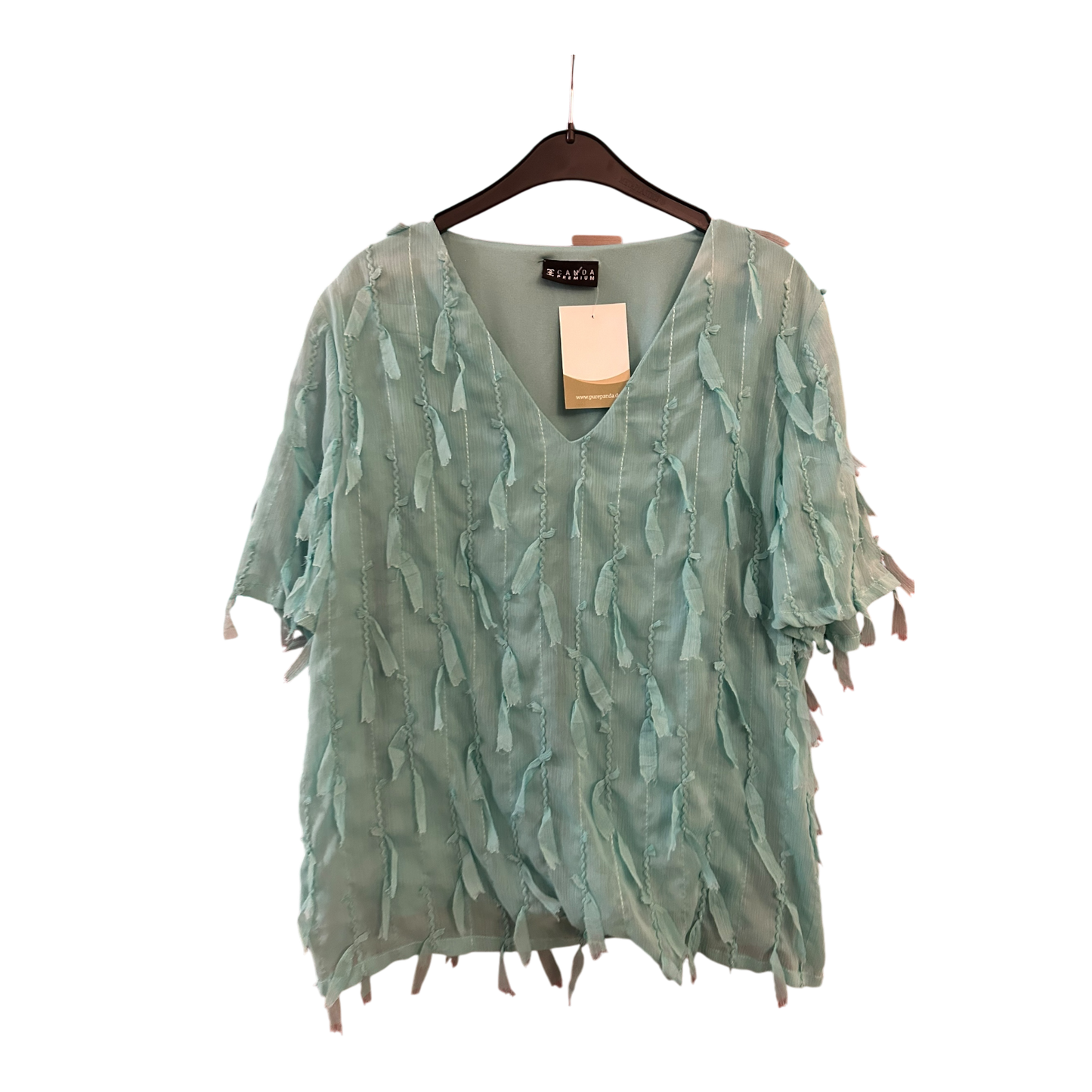 C&A Premium spektakuläre Bluse grün Größe 40