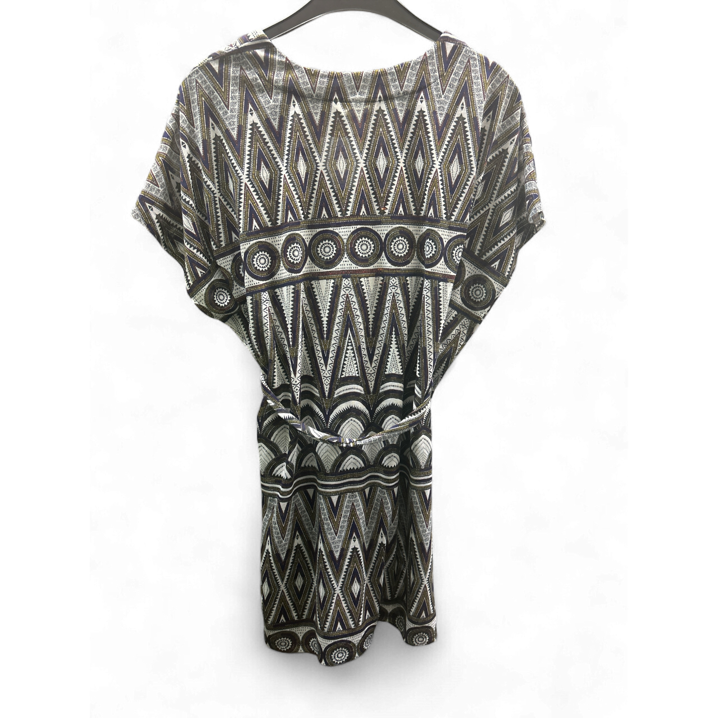 H&M Kleid Damen Dress Damenkleid Gr. S Bunt Sommerkleid Stretch Baumwolle Neu