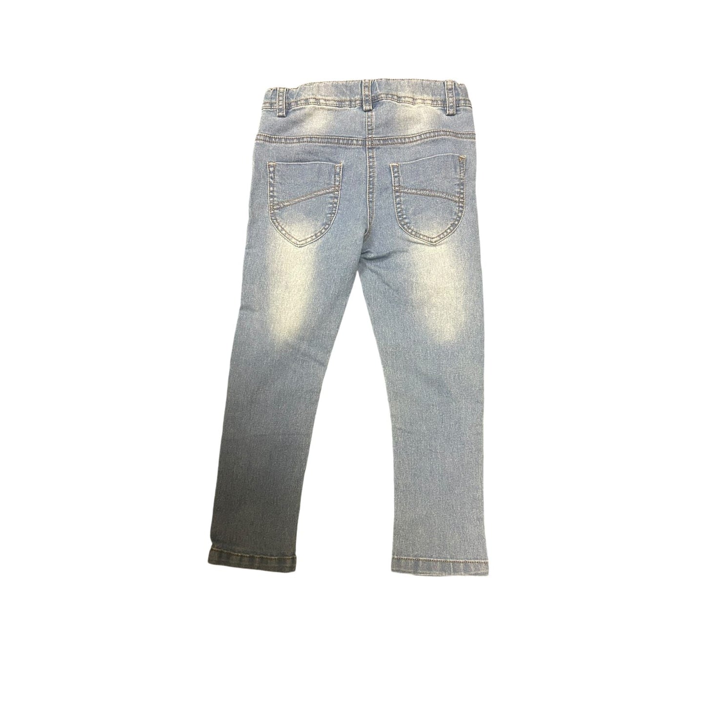 Pusblu Mädchen Stretchjeans Blumenmotiv Gr. 104