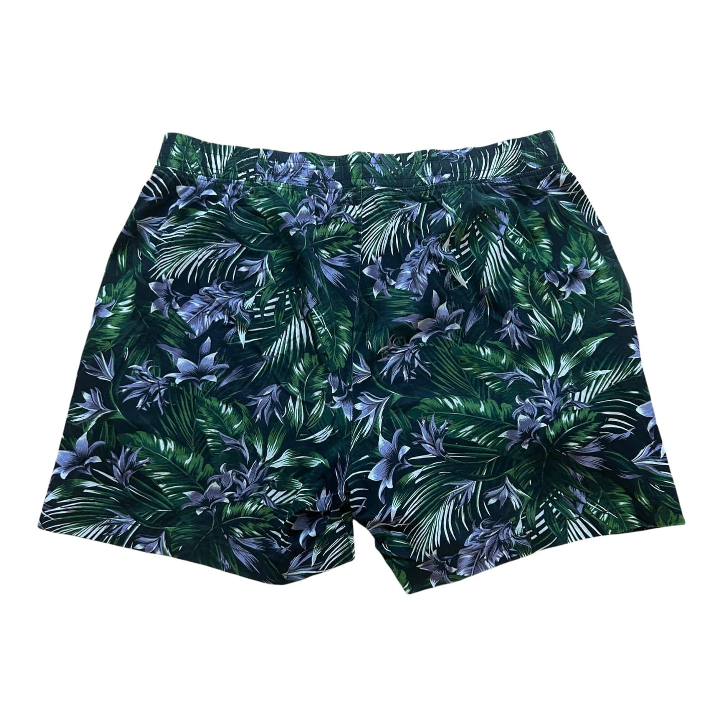 H&M Shorts blau gemustert Tropen Größe M
