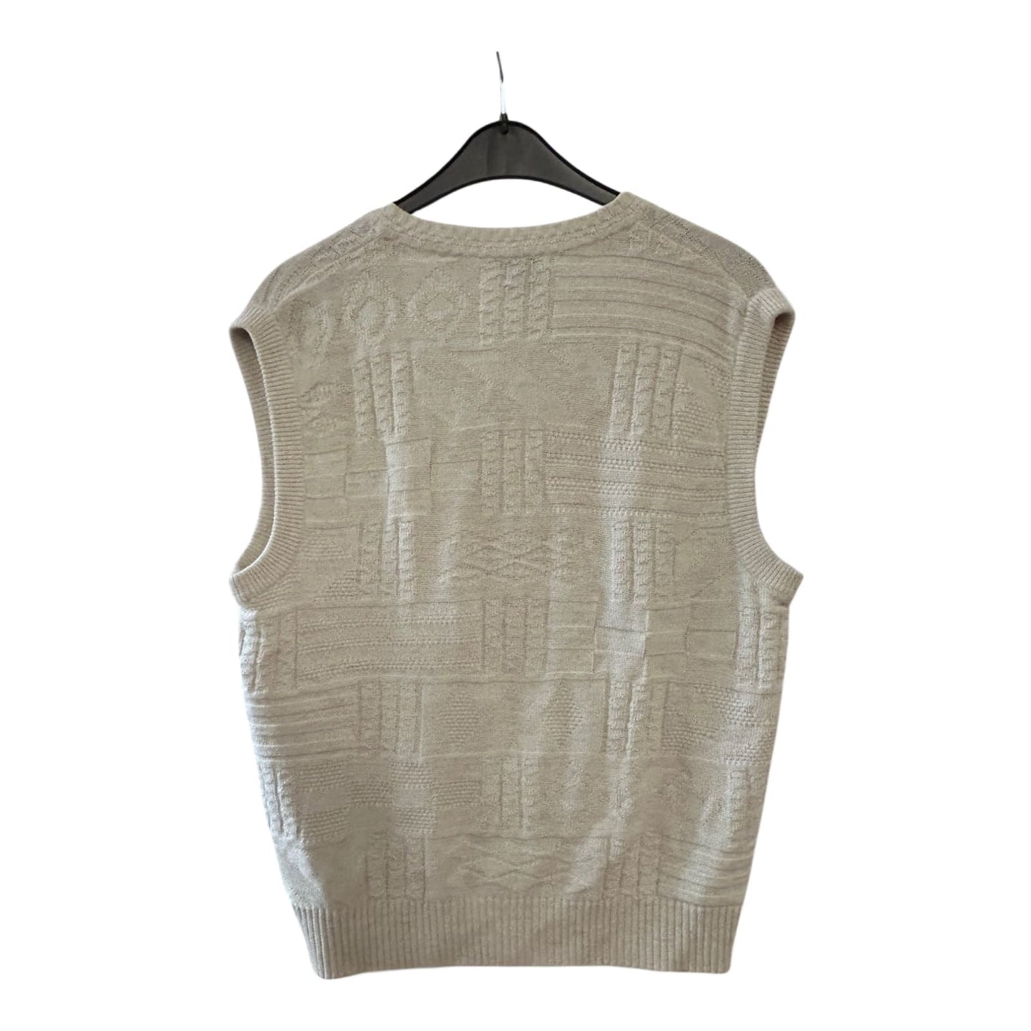 C&A Vintage Herren Strickweste beige Größe M