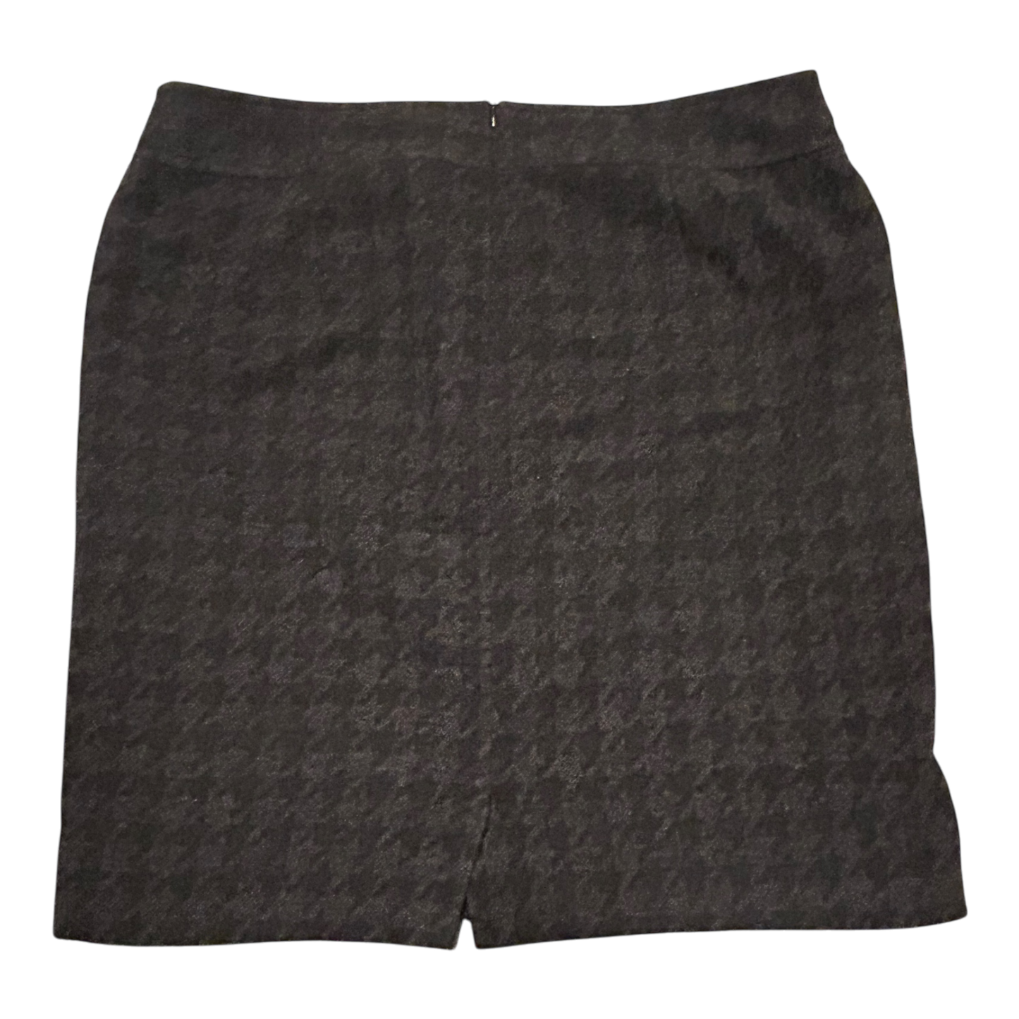 Bonita Damen Rock Gr 46 Grau Schwarz Wollmischung Karomuster Klassisch Midi