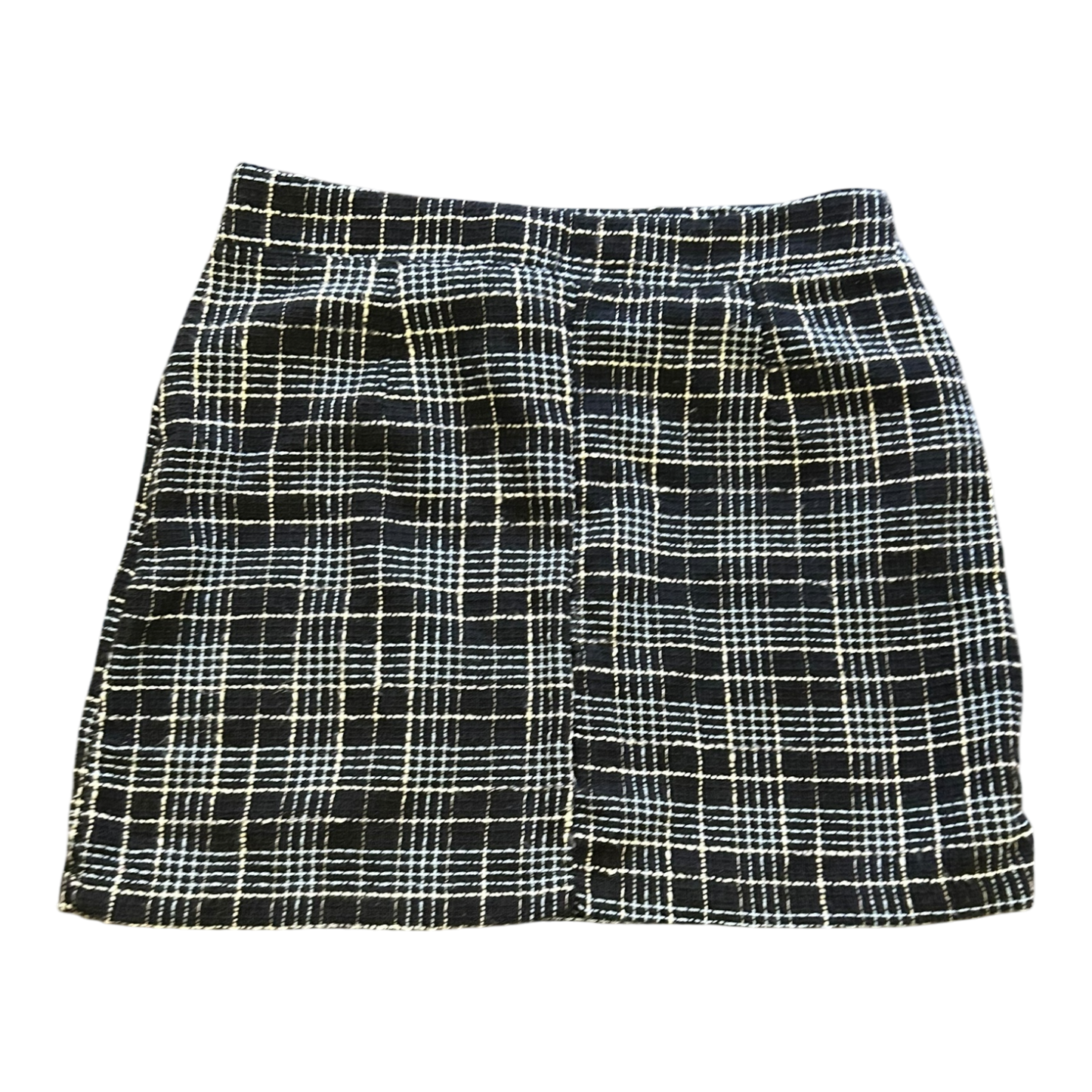 👗 Trendyol Minirock Damen M Blau-Weiß Kariert – Freizeitlook