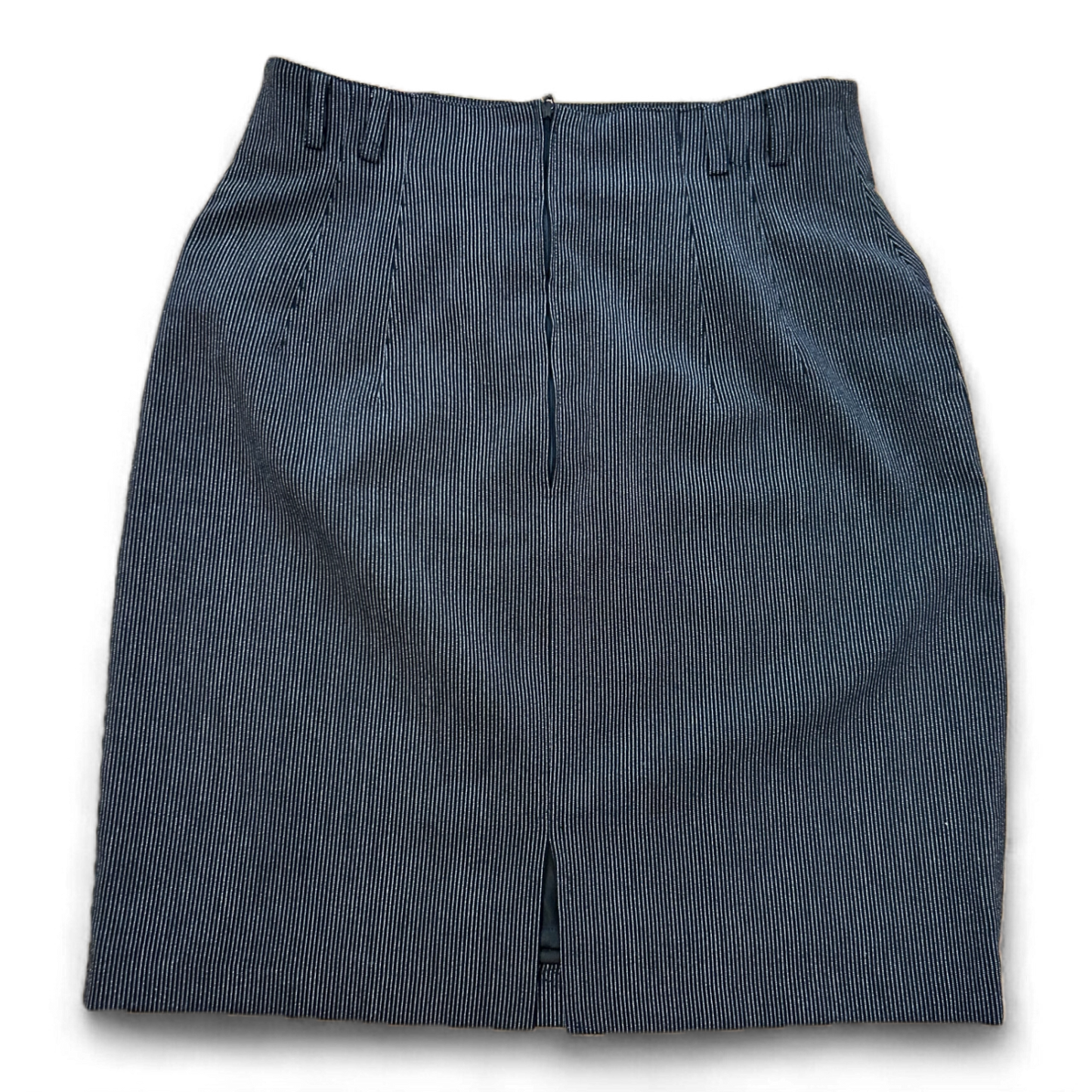 Pure Panda Vintagerock Damen Rock Gr 36 Schwarz Nadelstreifen Elegant Retro