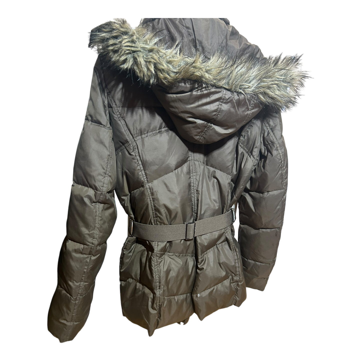 Esprit Daunenjacke mit Echtdaune - Brauntöne, Größe 38