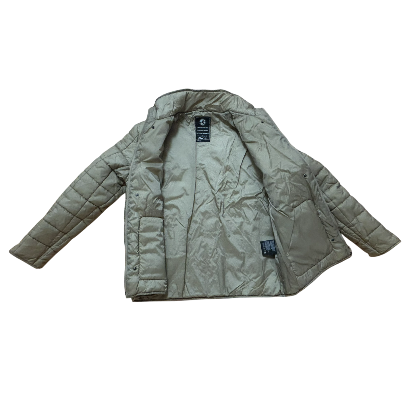 s.Oliver Herren Outdoor Steppjacke – Wetterfest, Beige, Größe S, Sehr Guter Zustand