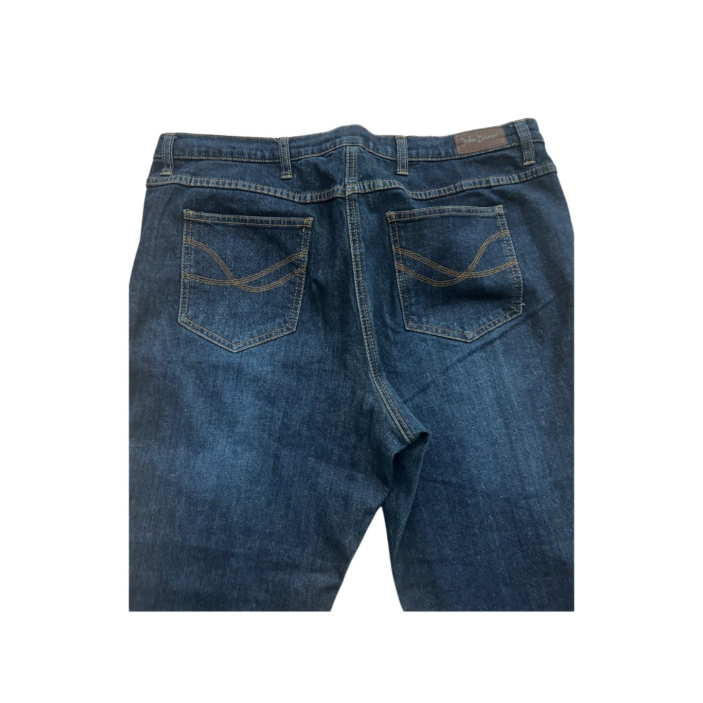 John Baner Jeans Damen Gr 48 Dunkelblau Straight Fit Klassisch Baumwollmix