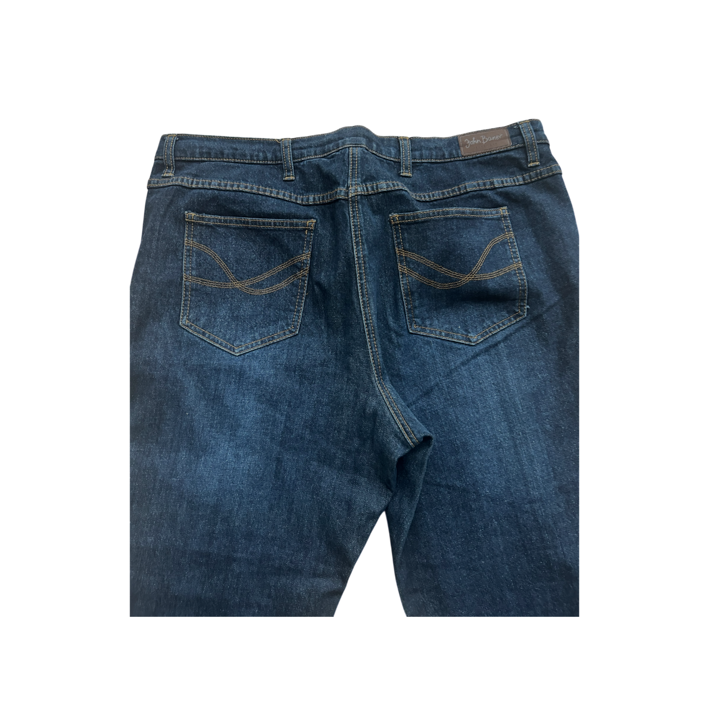 John Baner Jeans Damen Gr 48 Dunkelblau Straight Fit Klassisch Baumwollmix