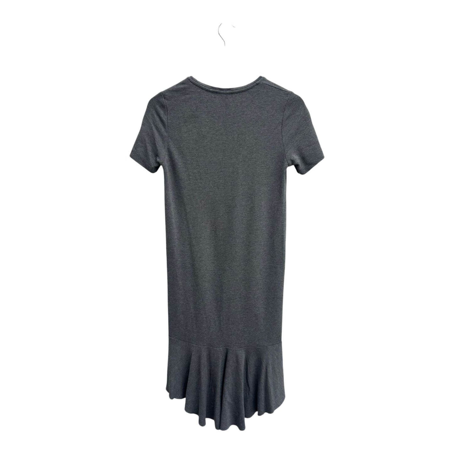 COS Kleid Damen Dress Damenkleid Gr S Grau Volants Sommer Viskose Minimal Chic