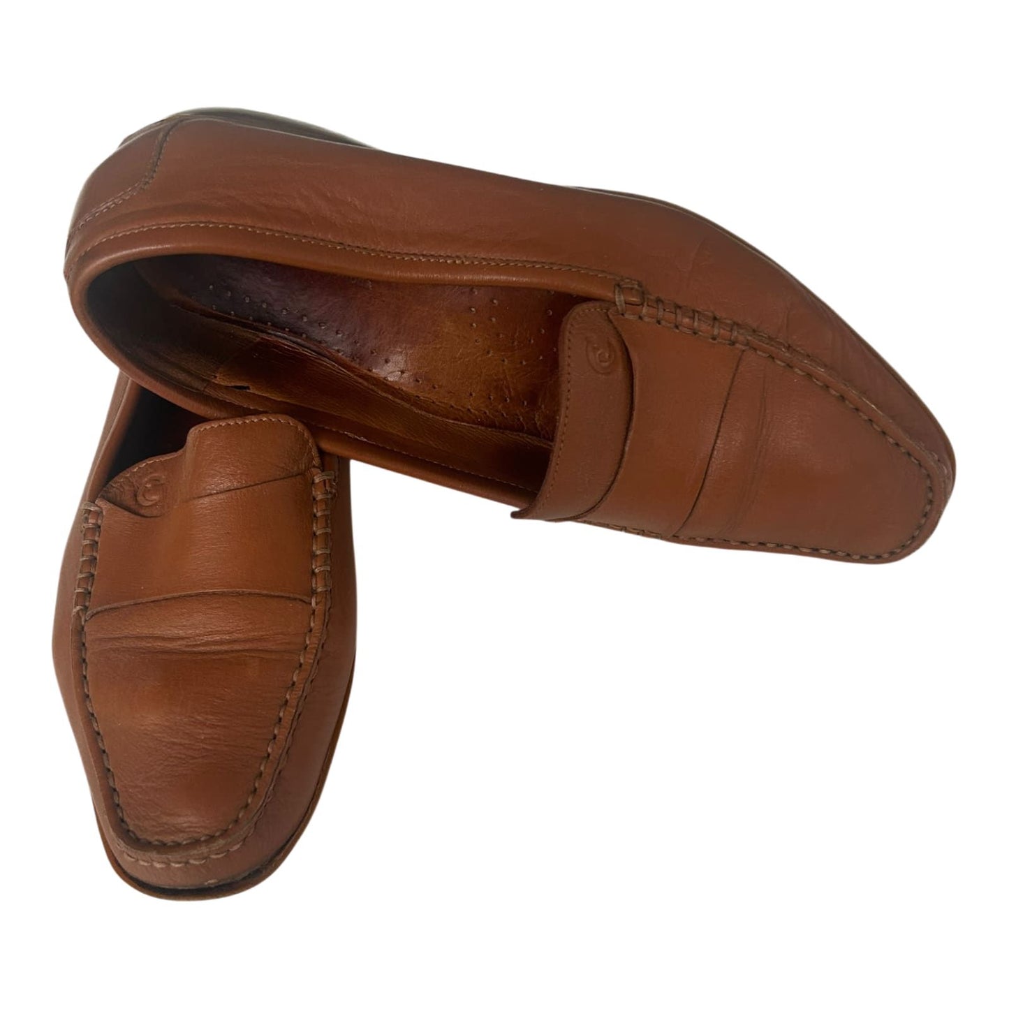 Valleverde Damen Slipper Leder Italien Komfortschuhe Gr 40 Braun Klassisch