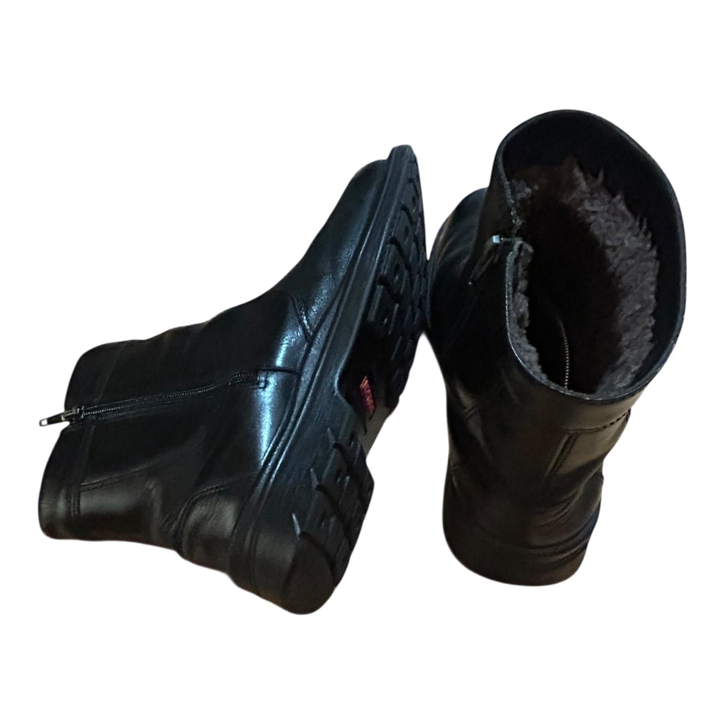 Jomos Air Comfort Herren Winterstiefel Leder Gr 42 Gefüttert Reißverschluss