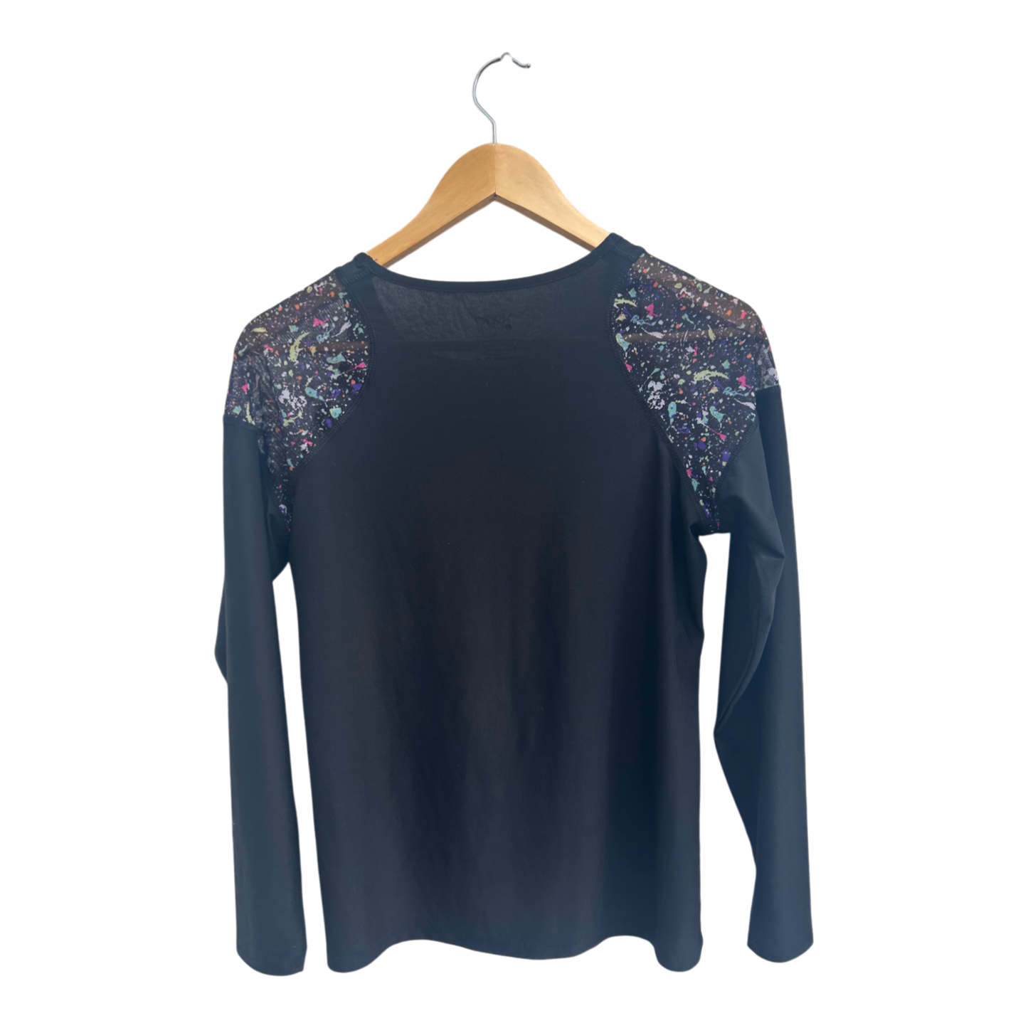 Vogo Athletics Damen Sportshirt Gr L Schwarz Langarm Stretch Fitness Yoga Training