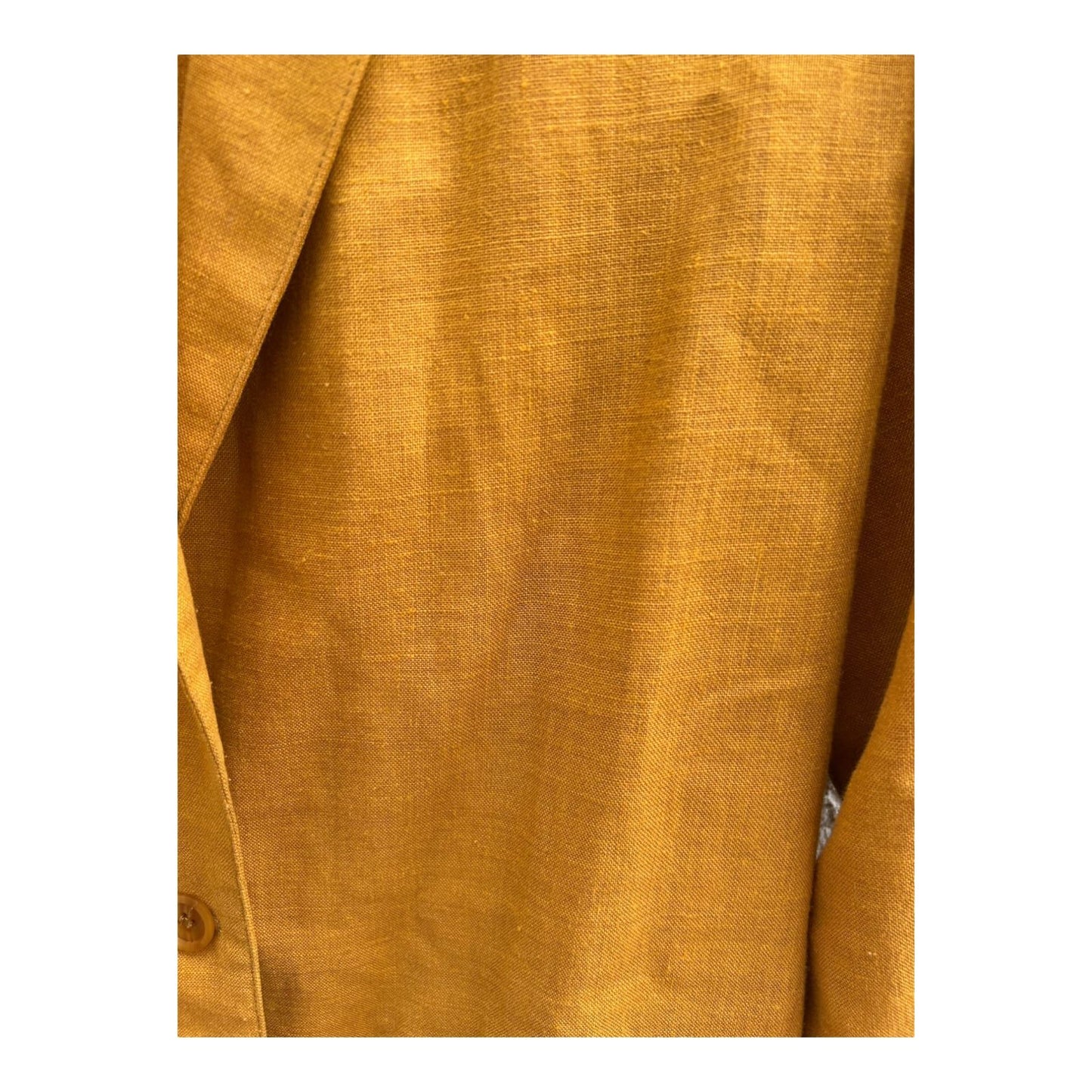 Rodier Paris Blazer Gr 40 Orange Leinen Vintage Made in France Schulterpolster Chic