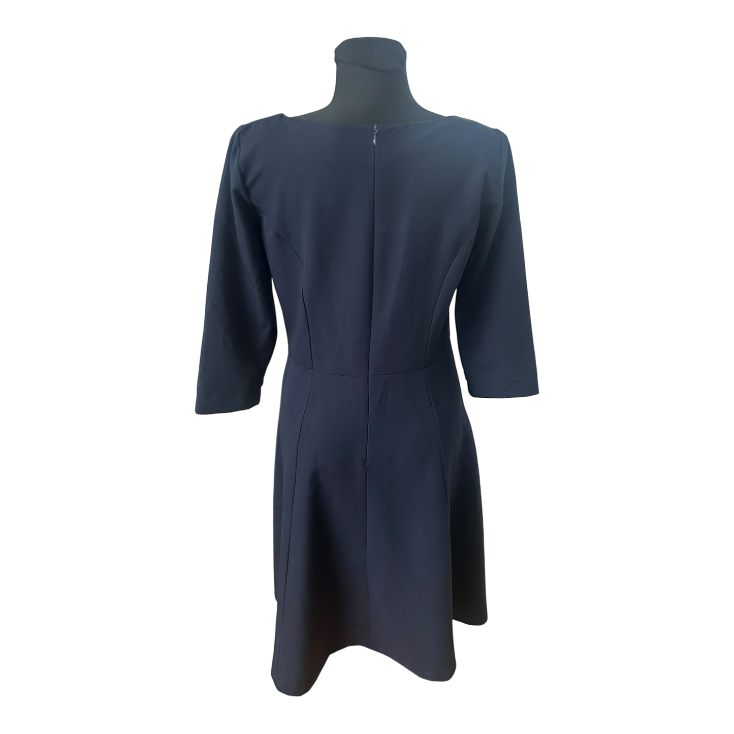 Quiro Damen Etuikleid Gr 42 Dunkelblau Stretch Elegant Business (Kopie)