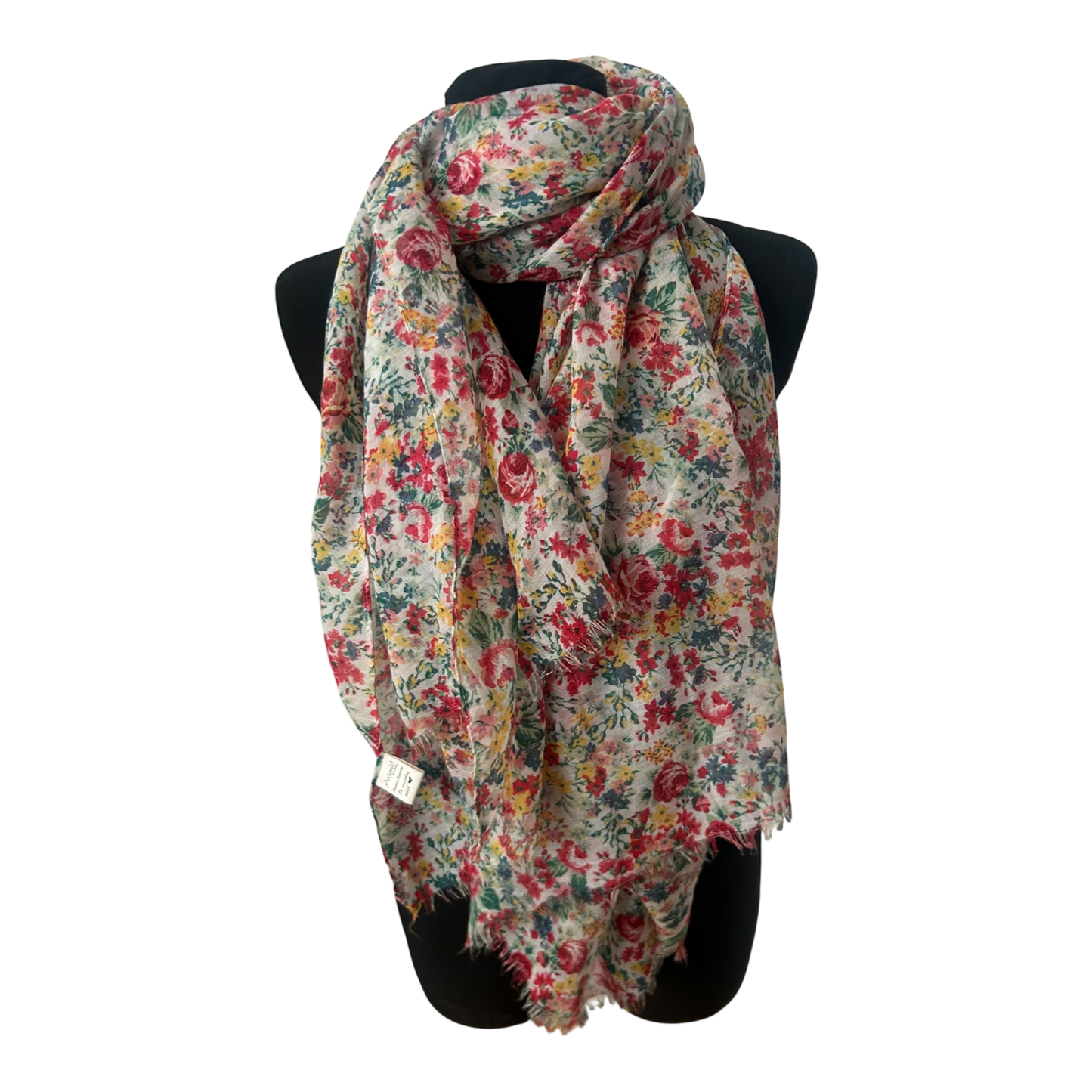 Damen Schal Antonio floral bunt leicht weich Polyester Frühling Sommer