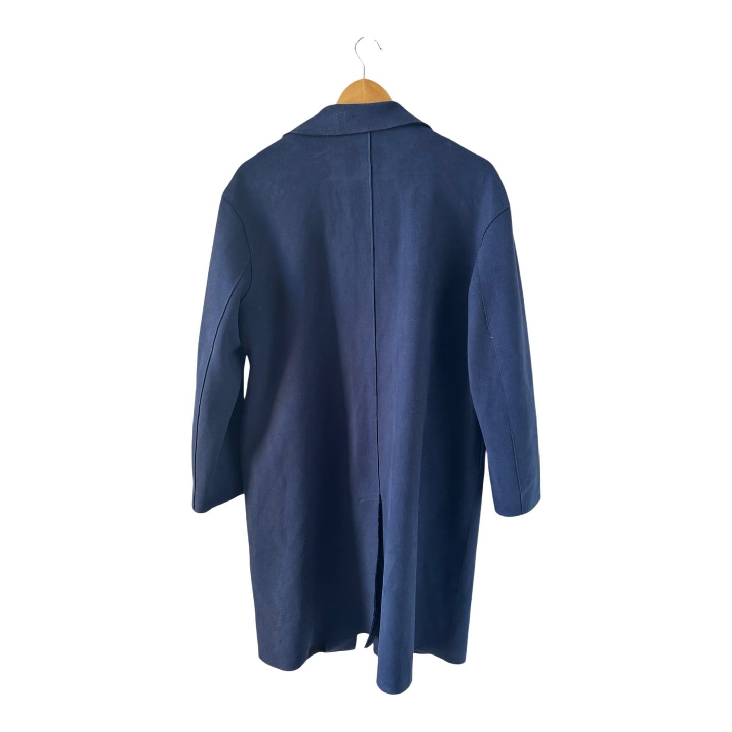 C&A Mantel Damen Gr 38 Blau Übergangsmantel Klassisch Elegant Einreiher Jacke