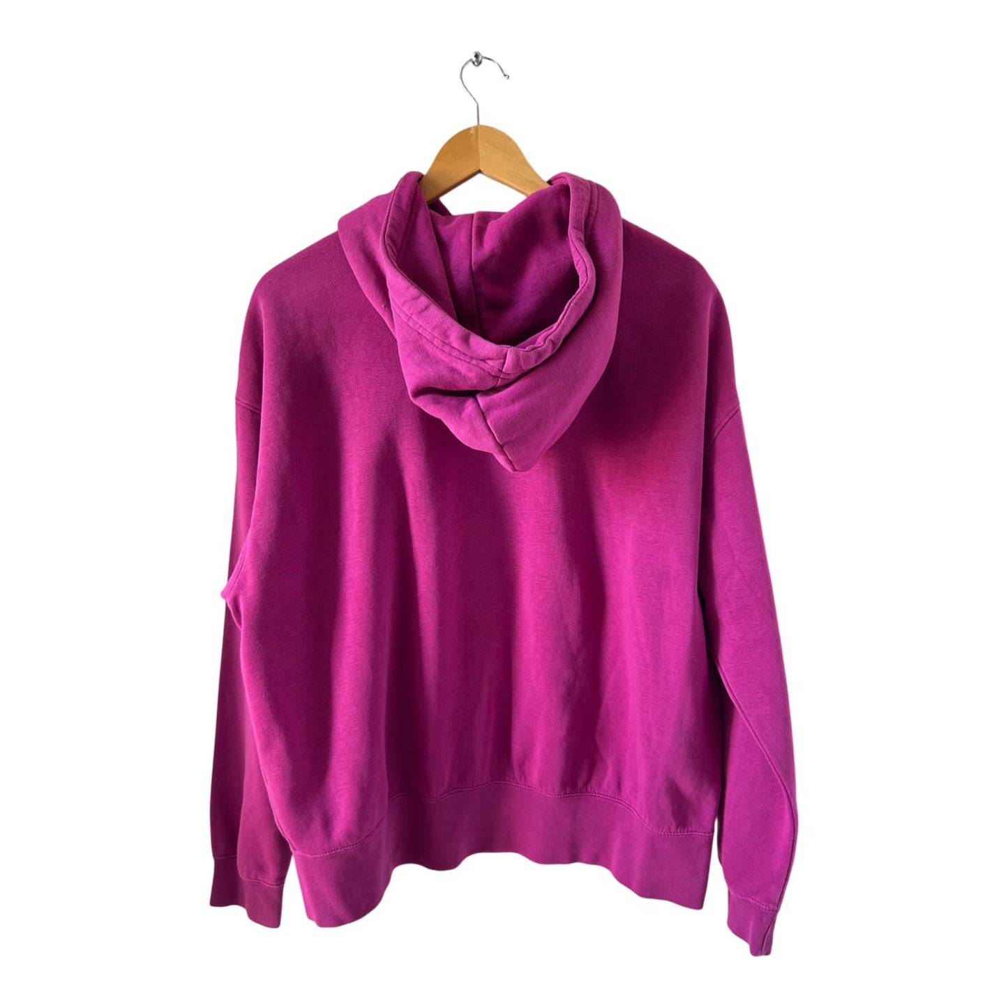 Nike Hoodie Damen M Pink Fuchsia Kapuzenpullover Sweater Baumwolle Sport Casual