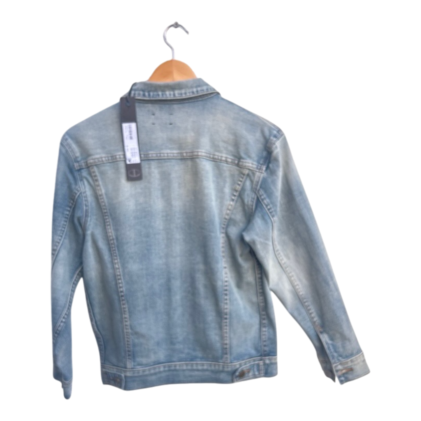 D-ID Damen Jeansjacke Gr XS Blau 80s Jacket Baumwolle Elasthan Poly Neu Etikett