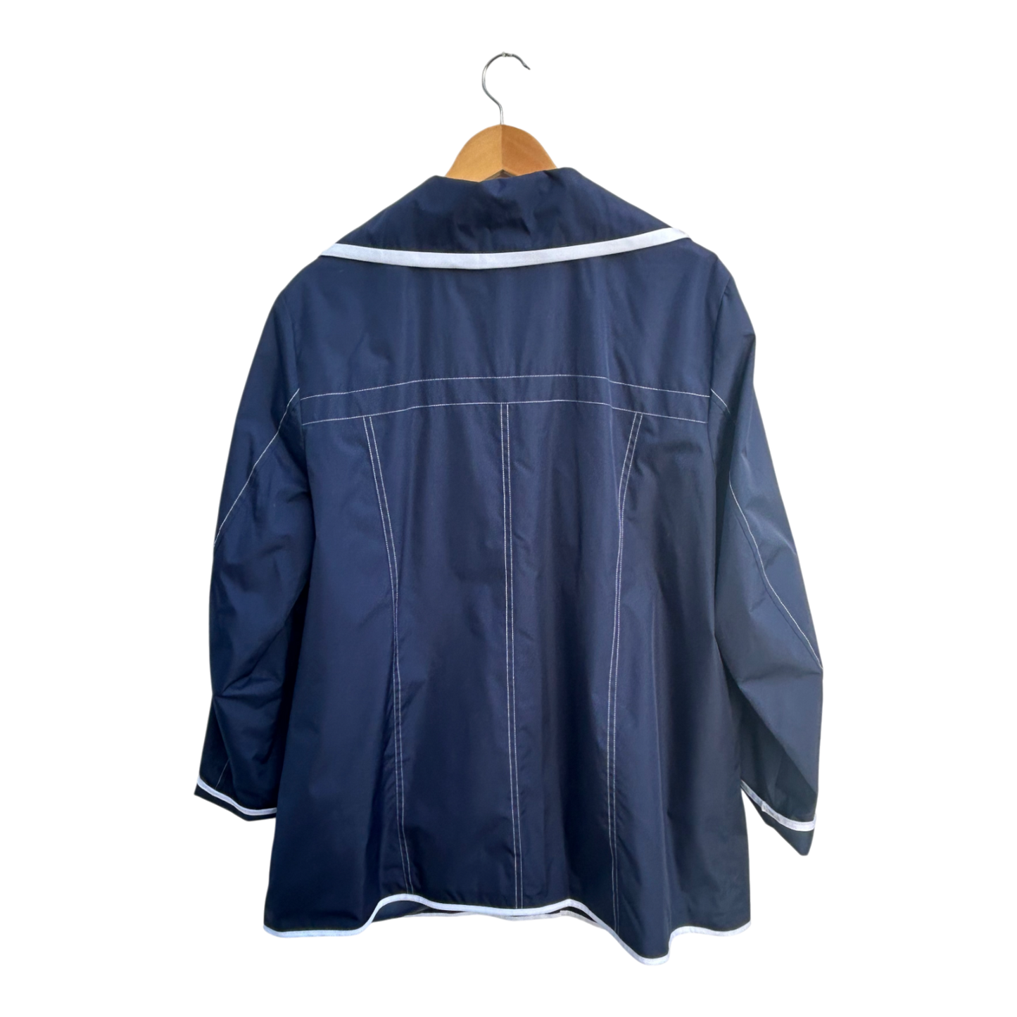 Julietta Damen Jacke Gr 48 Blau Polyester Futter Taschen Elegant Übergangsjacke Chic