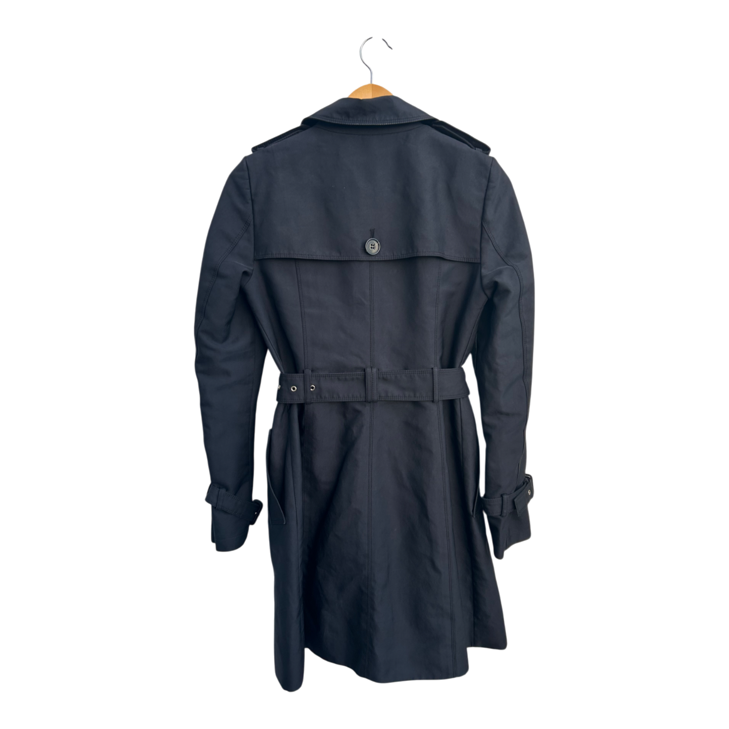 Zara Woman Trenchcoat Damen XS Schwarz Mantel Gürtel Knöpfe Klassisch Elegant