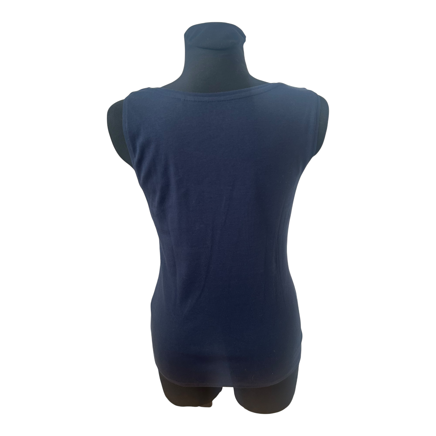 Marc Adam Damen Top Gr 40 Blau Bio Baumwolle Basic Modell Silke