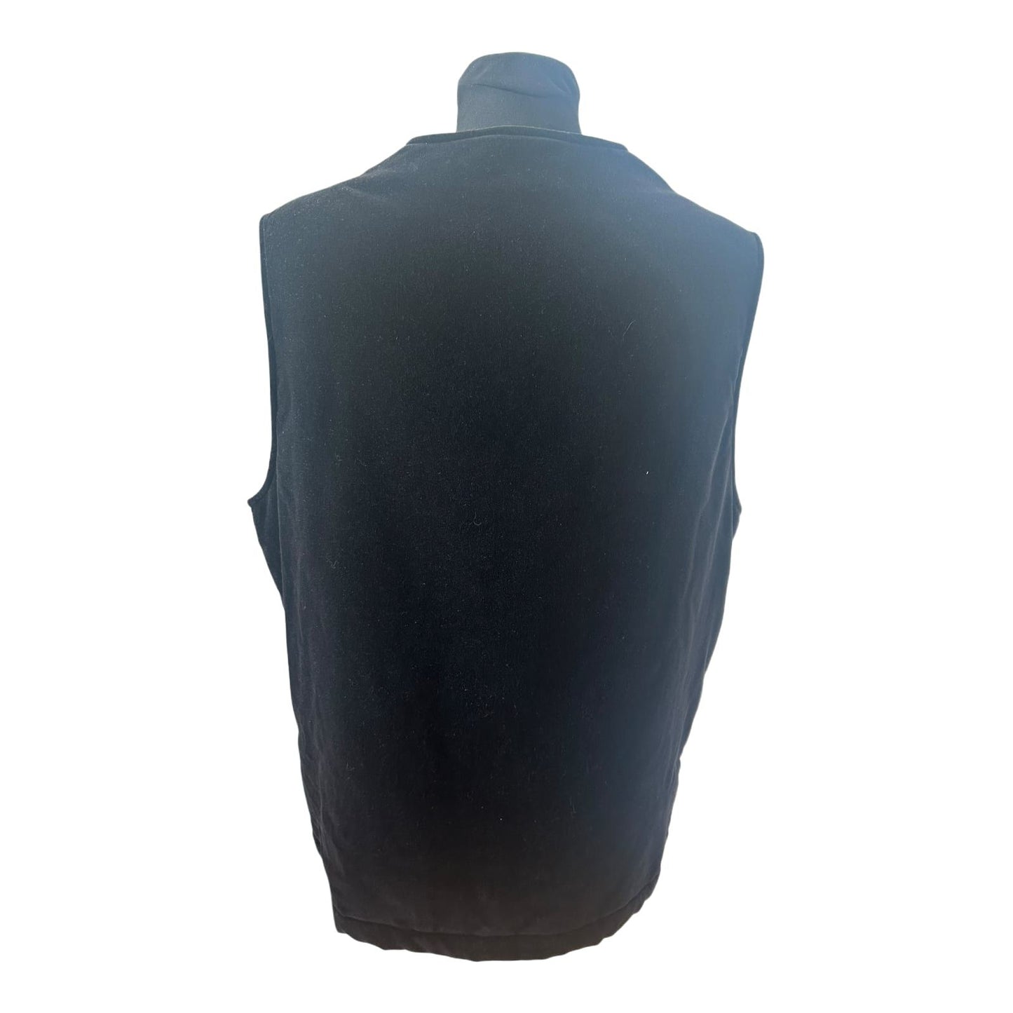 Barisal Weste Damen Gr 44 Schwarz Samt Gefüttert Elegant Reissverschluss