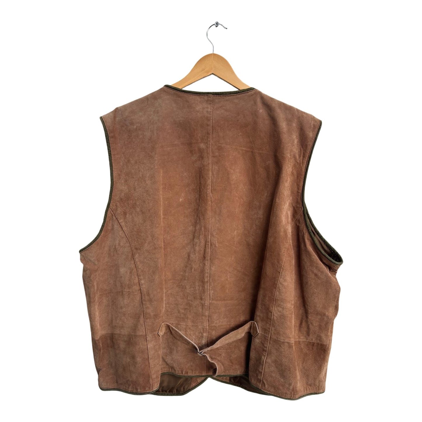 Natural Life Trachtenweste Herren Gr 62 Braun Wildleder Echtleder Landhaus