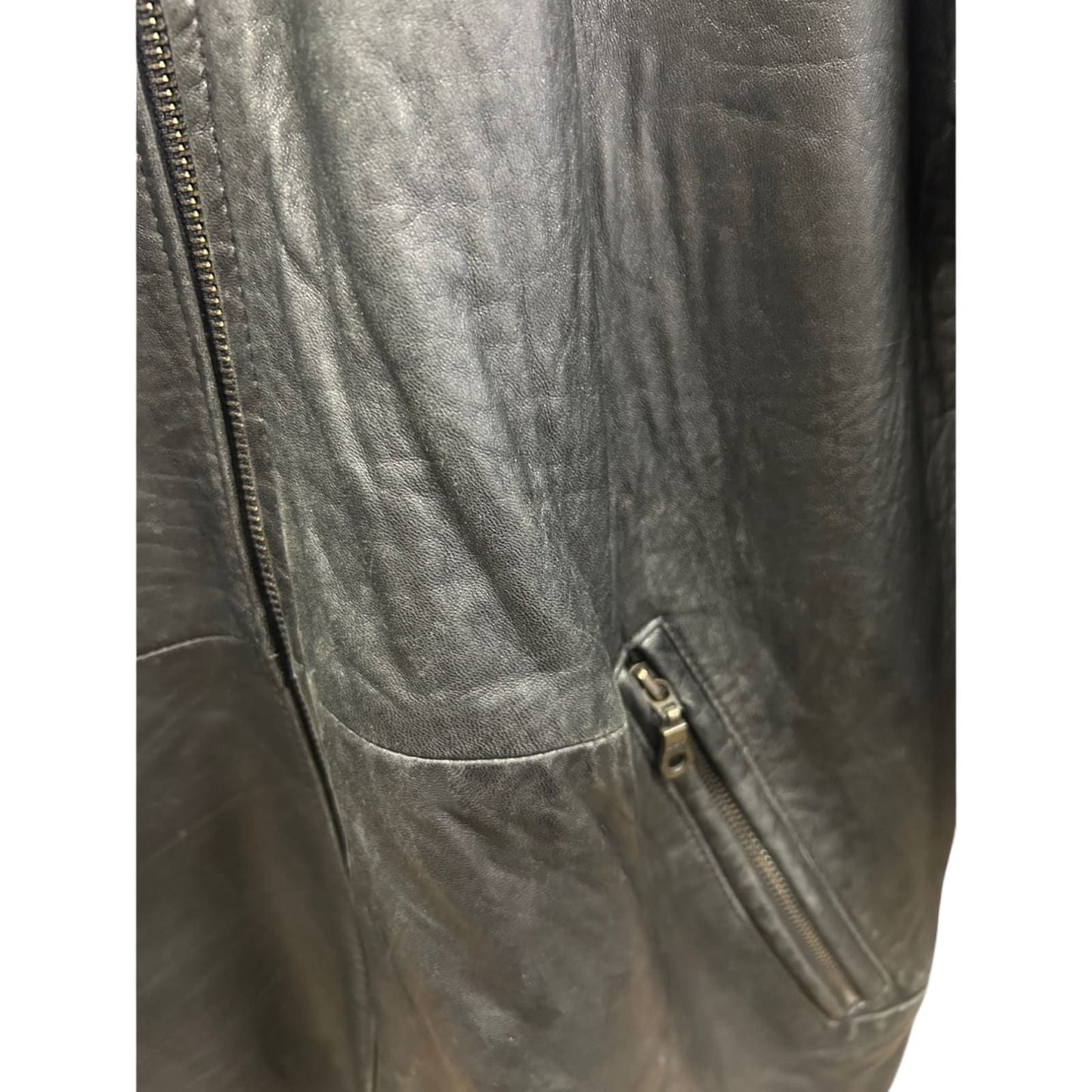 🖤 Yessica Damen Lederjacke Gr. 40 – Schwarz – Warme Winterjacke mit Fellkragen 🖤