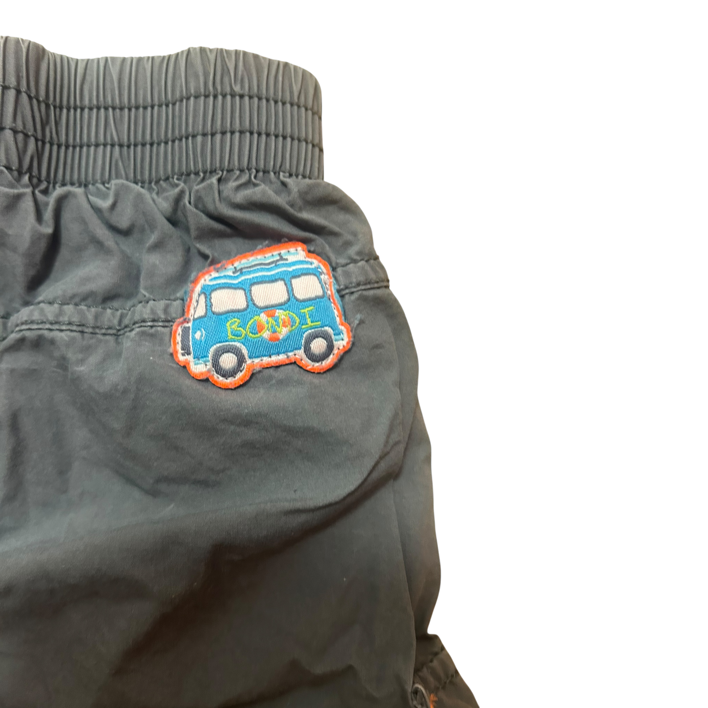 Bondi Baby Hose Cargo grau Gr 74 Baumwolle Jungen Kinderhose Sommer Krempel