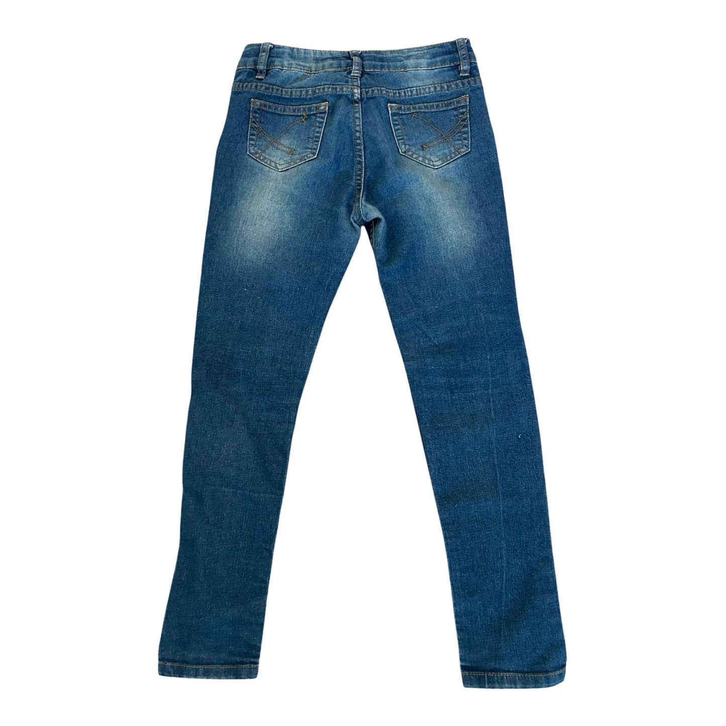 YFK Jeans Jungen Hose Gr 134 Blau Skinny Stretch Denim Freizeit Modern Fit