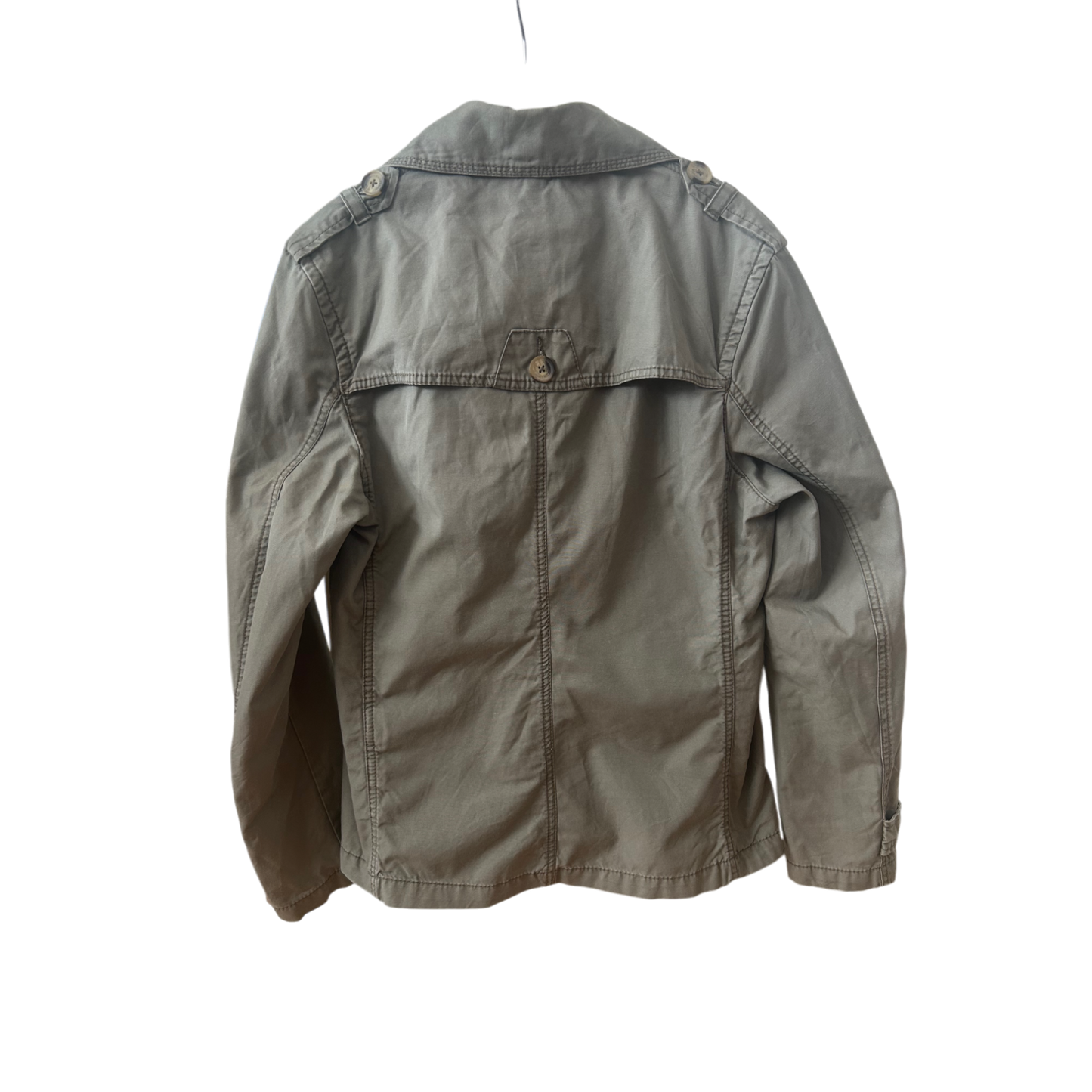 🧥 H&M LOGG Jacke Herren S Khaki – Baumwolle & Stilvoller Look 🧥