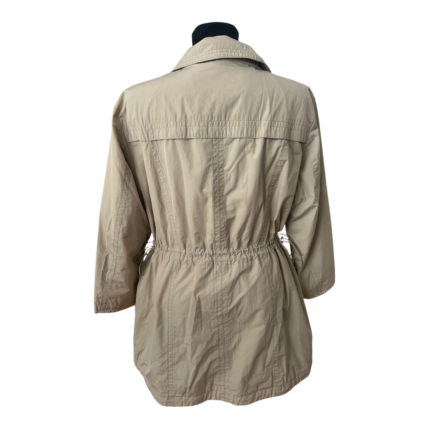 Walbusch Gore Tex Jacke Damen Gr 44 Beige Outdoor Winddicht Elegant
