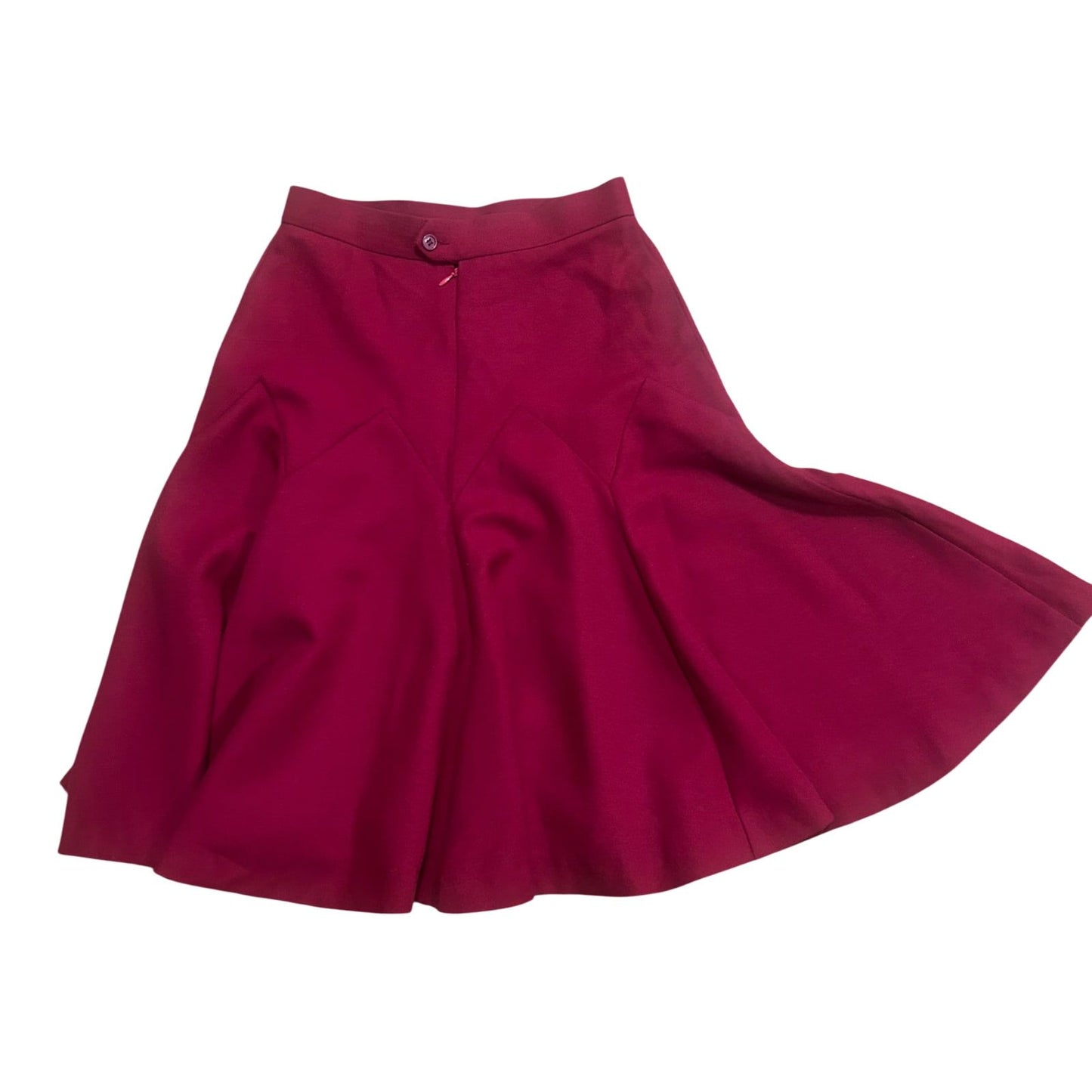 Jenny May Rock Damen Gr 34 XS Pink Vintage schmale Taille Vintage Midi