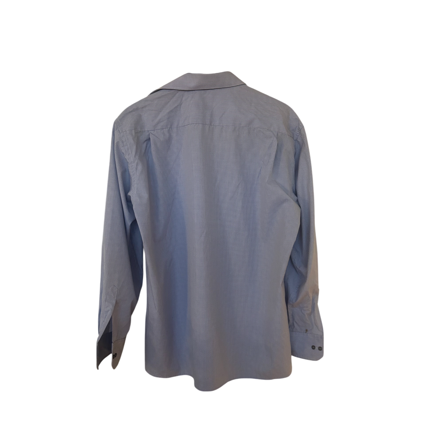 đ Eterna Herrenhemd L â Comfort Fit â Hellblau Kariert â 100 % Baumwolle đ