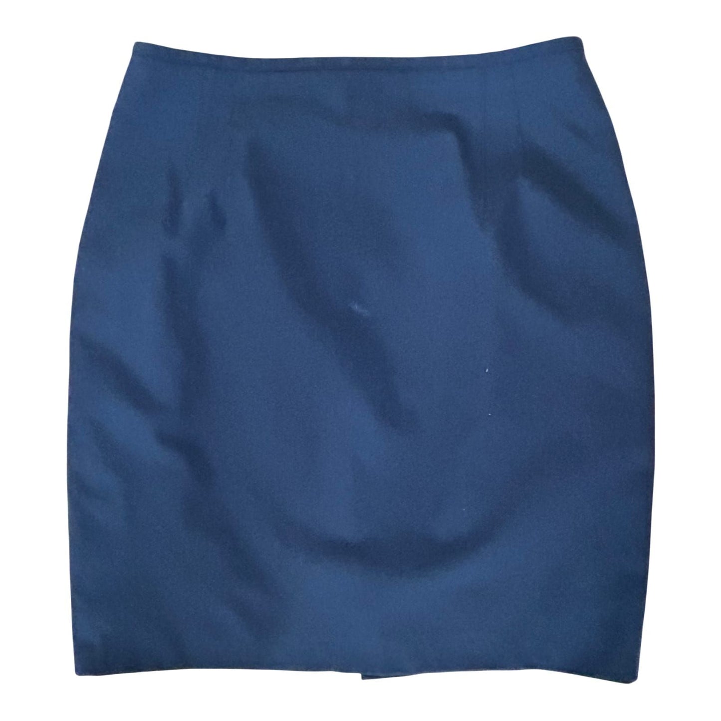 Damen Rock Business Dunkelblau Gr 40 Klassisch Elegant Midi Stretch